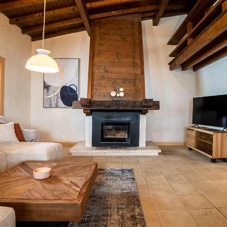 מגב Chalet Vue Mont-Blanc, +4 Chambres, Cheminee מראה חיצוני תמונה