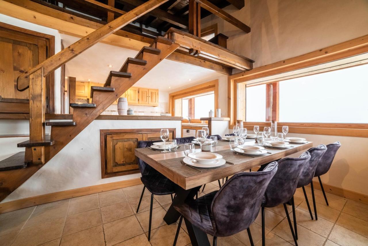 מגב Chalet Vue Mont-Blanc, +4 Chambres, Cheminee מראה חיצוני תמונה